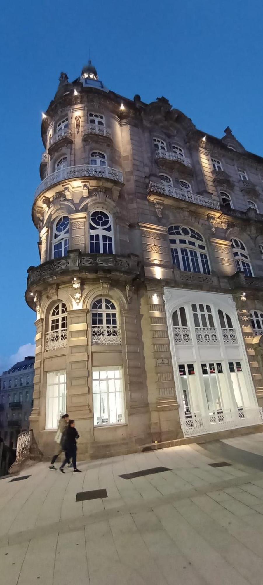 Ferienwohnung Edificio El Moderno Puerta Del Sol Vigo Exterior foto
